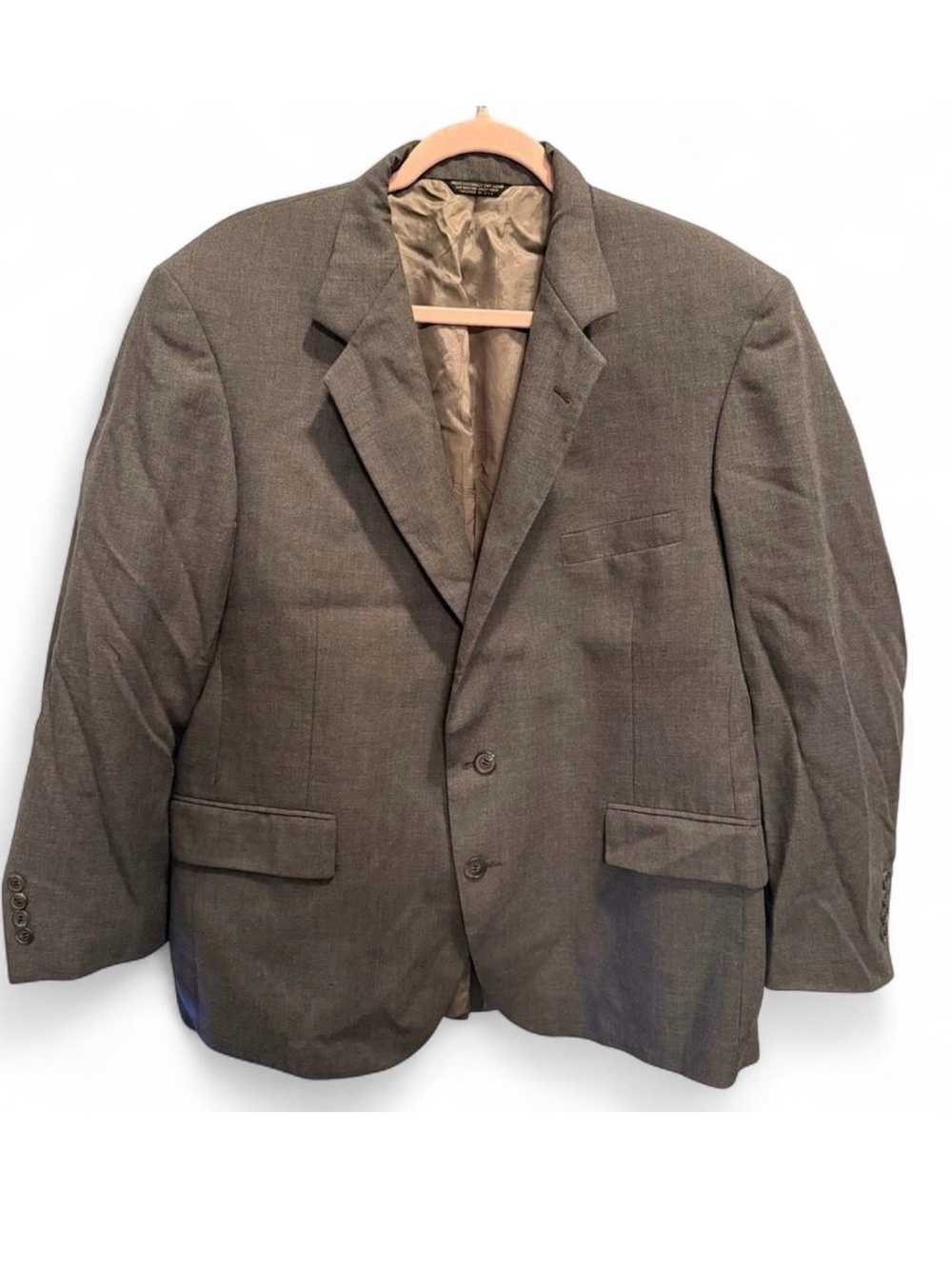 Charcoal Gray Men’s Wedding Guest Blazer 44 Big